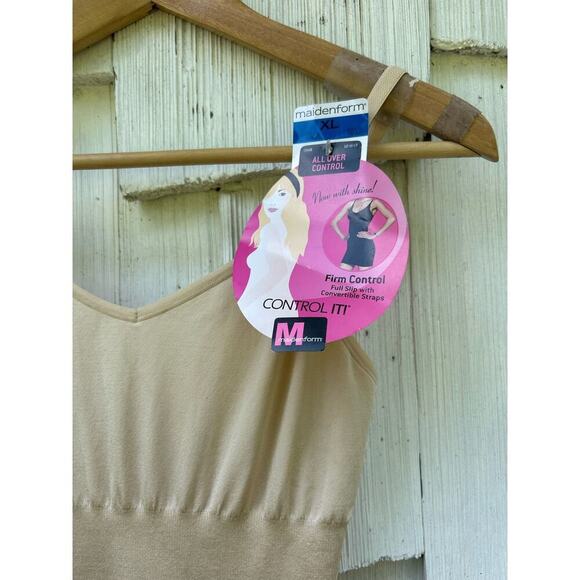 NWT Maidenform Control It Full Slip Bra Convertible Straps All Over Control XL - Picture 4 of 9